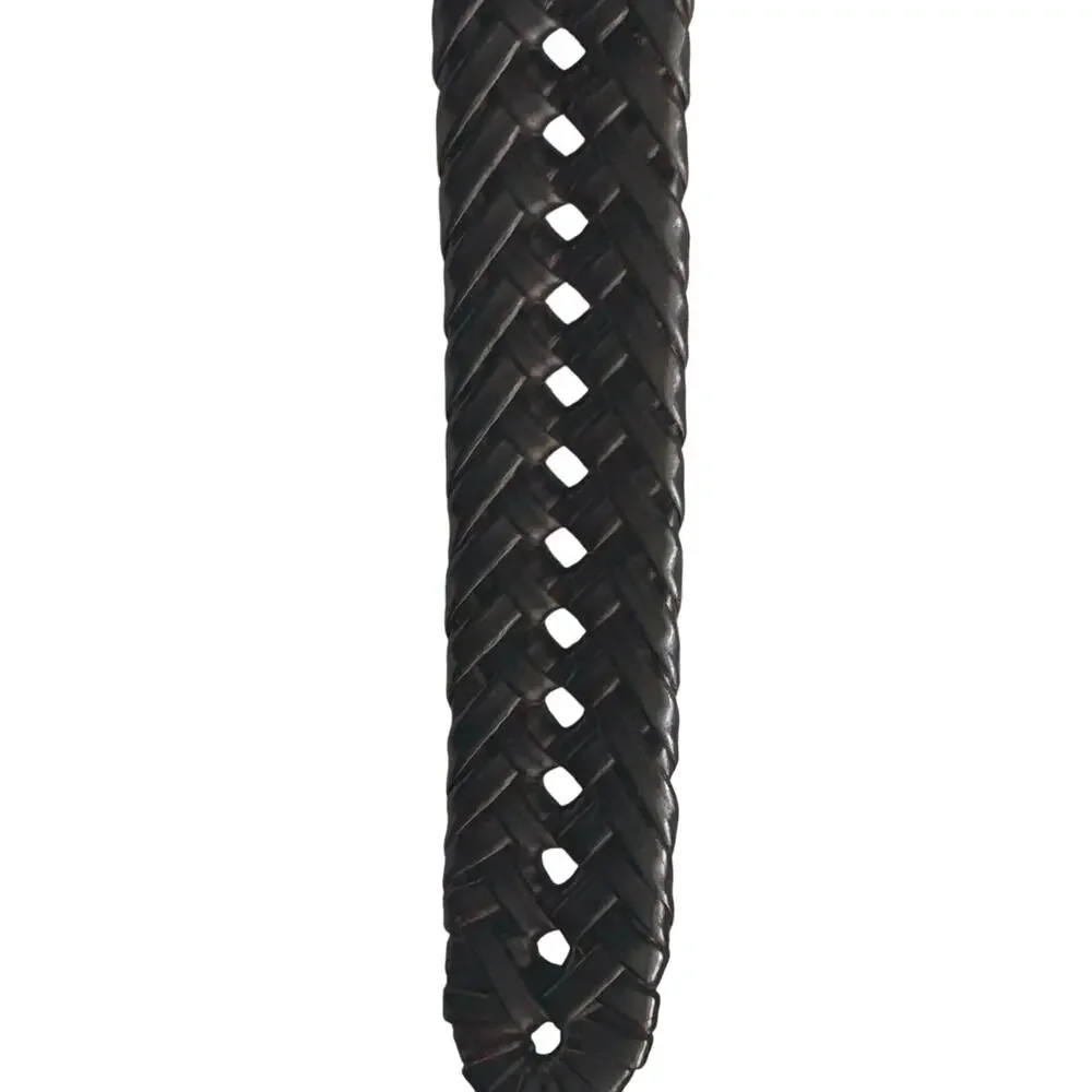 Dockers Brown braided leather belt XL 42-44